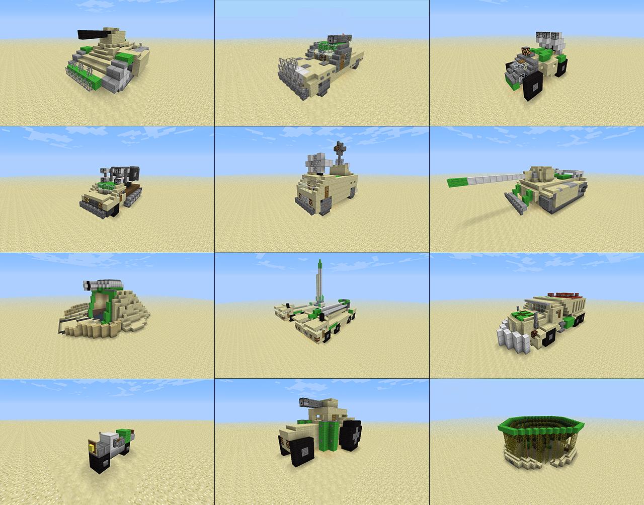 Minecraft military base map